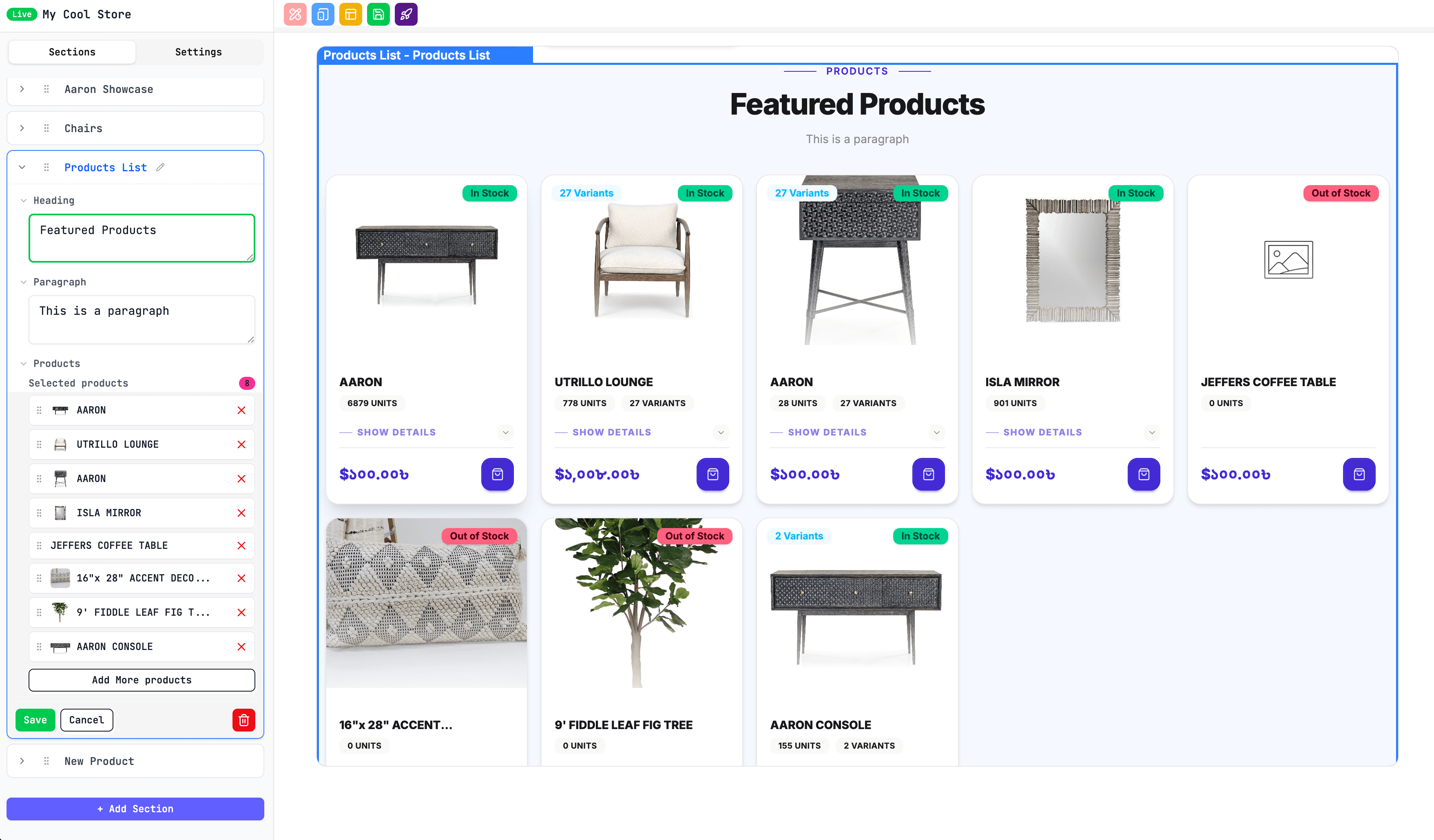Manage your inventory